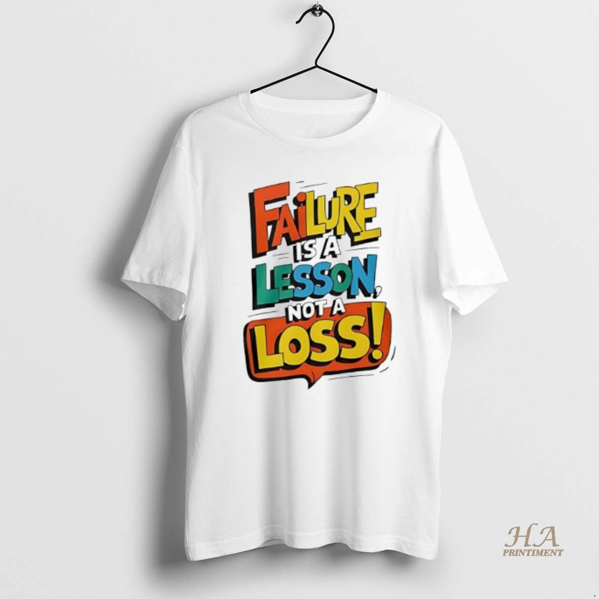 Official Failure Is A Lesson Not A Loss Shirt Hoodie Sweatshirt | PurePodTees.com