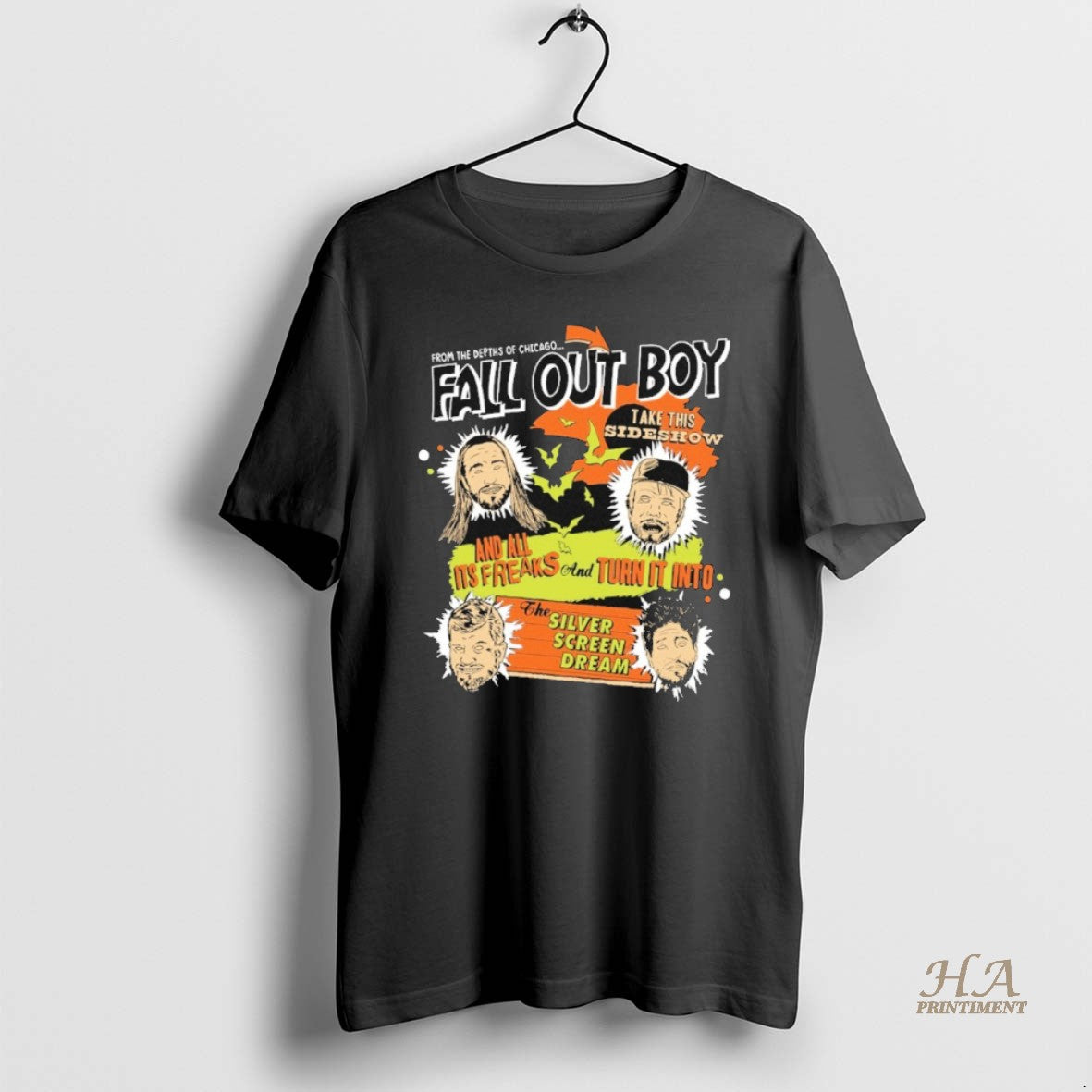 Official Fall Out Boy Novocaine Lyric Take This Sideshow And All Its Freans And Turn Shirt Hoodie Sweatshirt