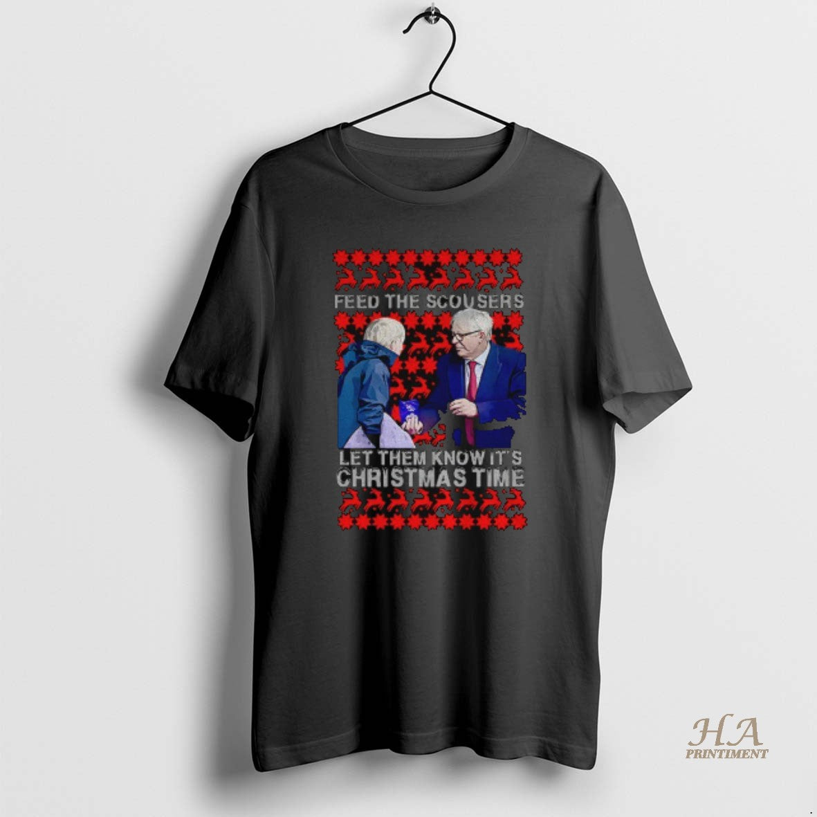 Official Feed The Scousers Let Them Know Its Christmas Time Merry Christmas Shirt Hoodie Sweatshirt | PurePodTees.com
