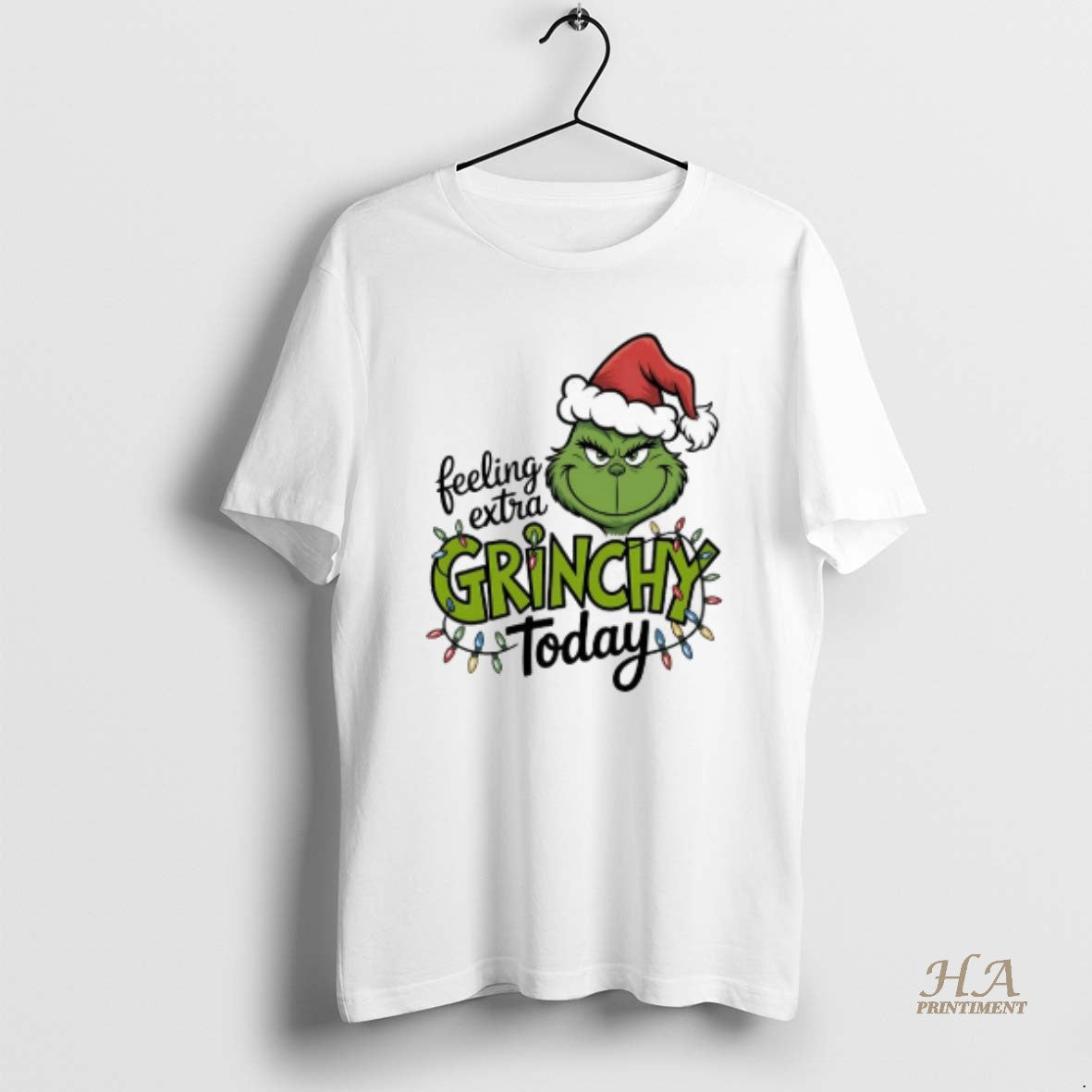 Official Feeling Extra Grinchy Today Shirt Hoodie Sweatshirt | PurePodTees.com