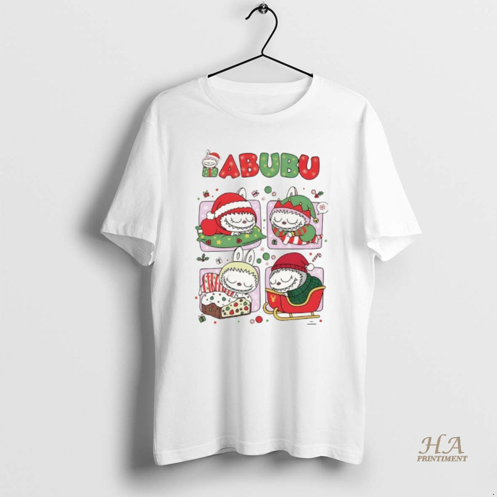 Official Festive Labubu Family Santa Labubu Christmas Shirt Hoodie Sweatshirt | PurePodTees.com