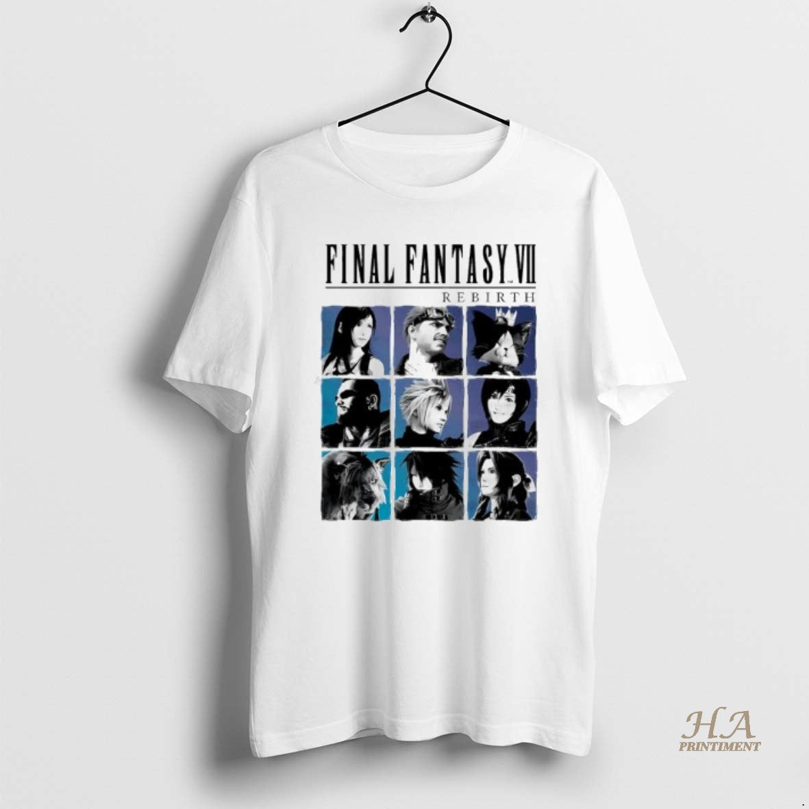 Official Final Fantasy Vii Rebirth Cast Art Games Graphic Shirt Hoodie Sweatshirt | PurePodTees.com