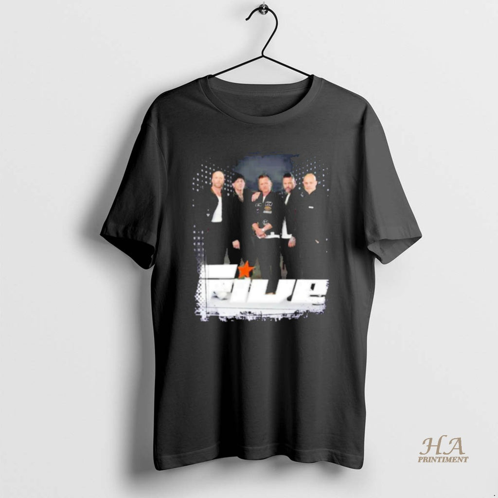 Official Five Keep On Movin 2025 Tour Shirt Hoodie Sweatshirt | PurePodTees.com