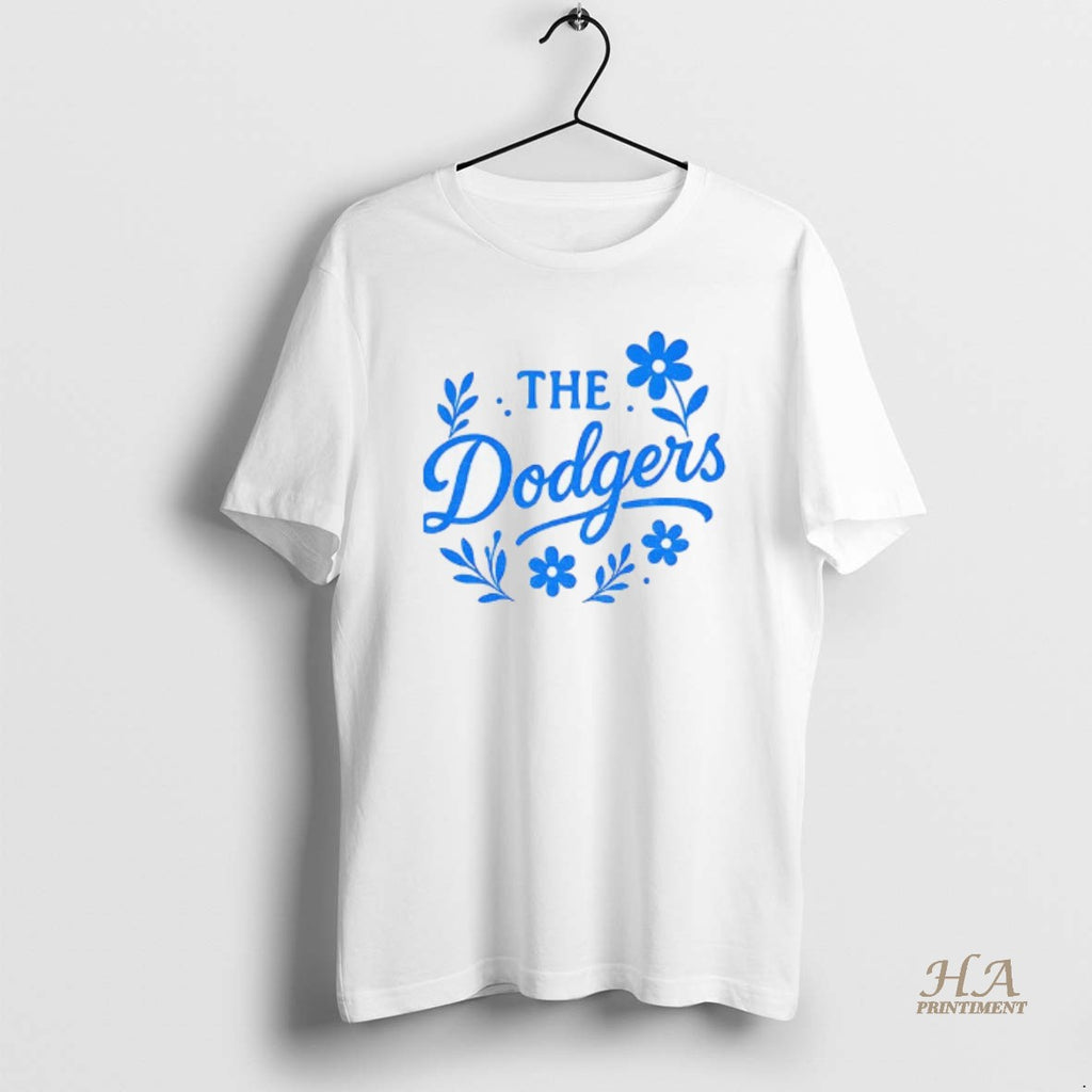 Official Floral Dodgers World Series 2025 Los Angeles Baseball Shirt Hoodie Sweatshirt | PurePodTees.com
