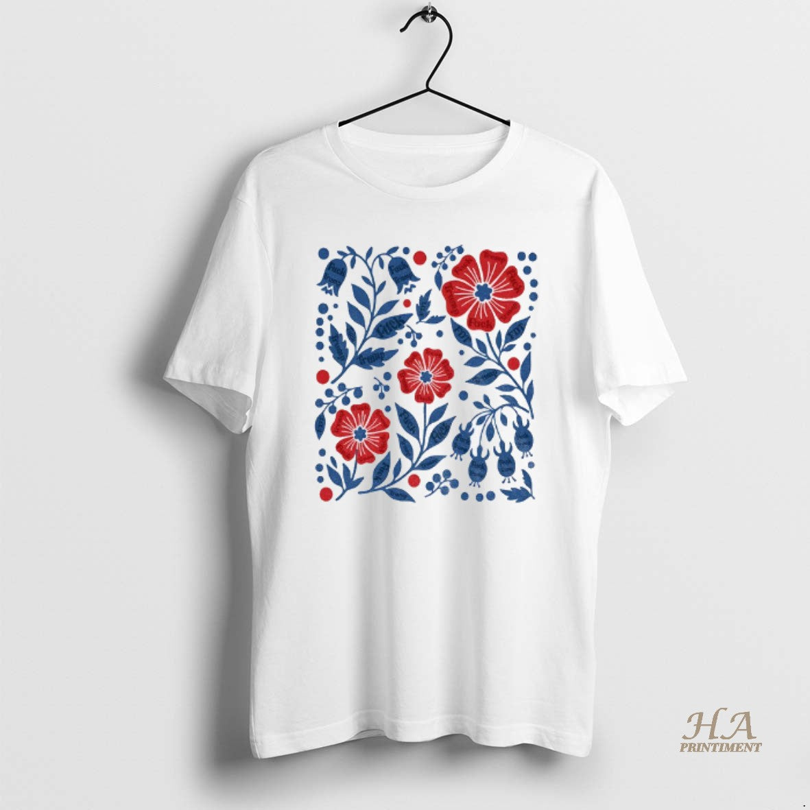 Official Floral Fdt Protest Subtle Fuck Trump Anti Trump Shirt Hoodie Sweatshirt | PurePodTees.com