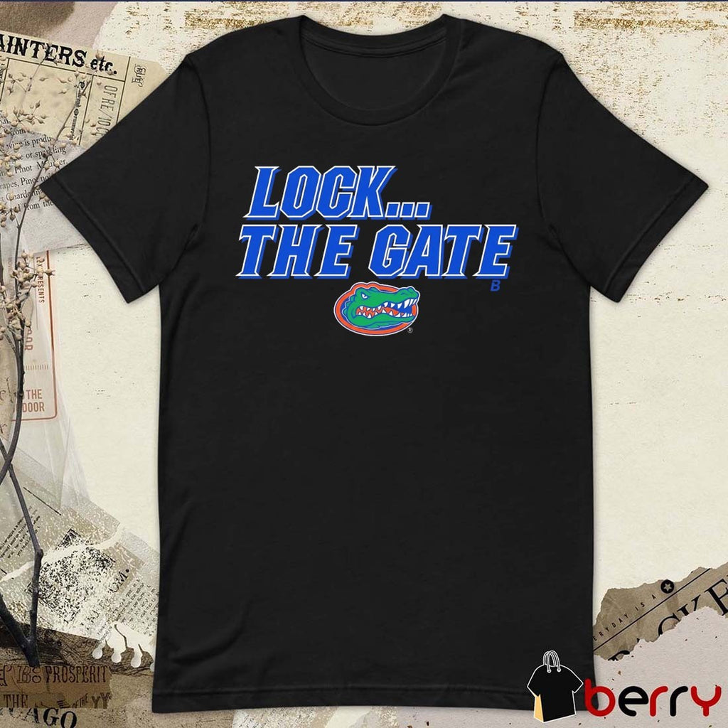 Florida Gators Football Lock The Gate NCAA 2026 t-shirt