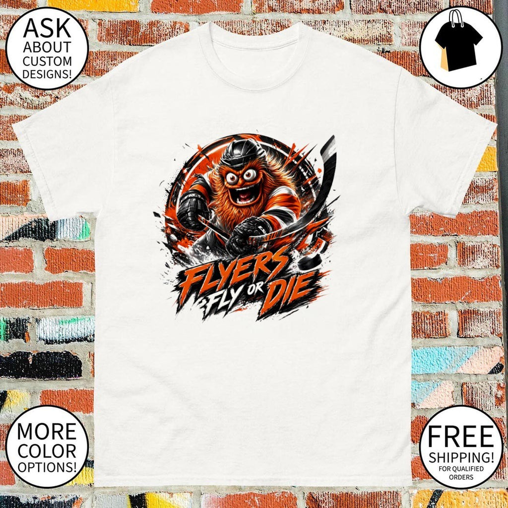 Flyers Hockey Gritty Flyers fly or die NHL 2026 shirt