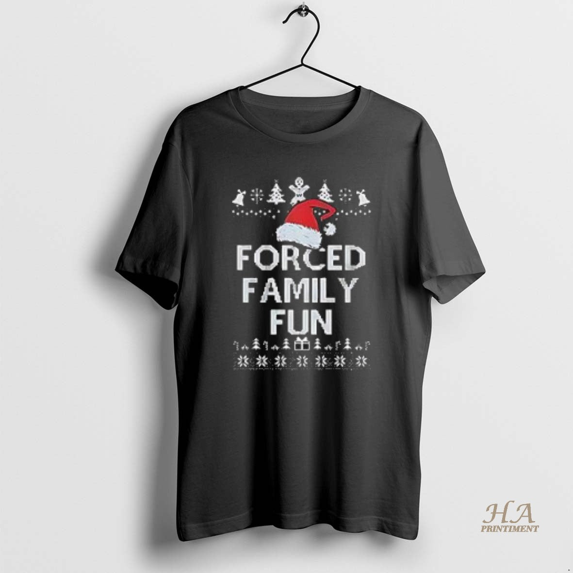 Official Forced Family Fun Christmas Shirt Hoodie Sweatshirt | PurePodTees.com