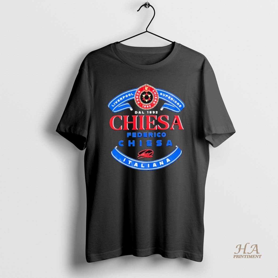 Official Forza Chiesa 1892 Liverpool Superiore Chiesa Federico Chiesa Italiana Shirt Hoodie Sweatshirt | PurePodTees.com