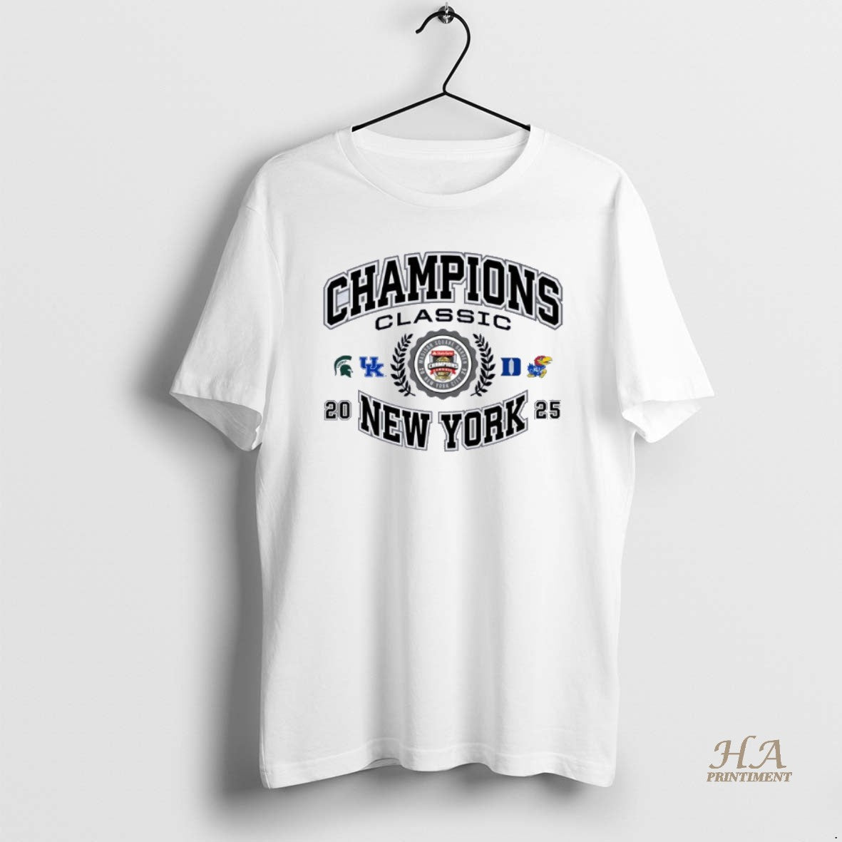 Official Four Teams 2025 Madison Square Garden New York Champions Classic Shirt Hoodie Sweatshirt | PurePodTees.com