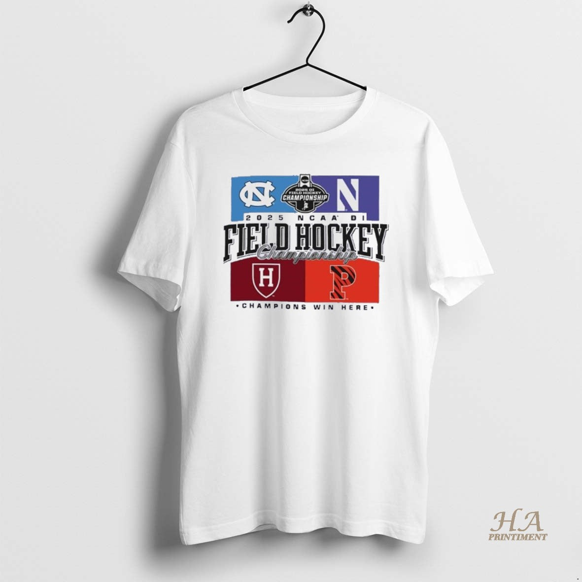 Official Four Teams 2025 Ncaa Division I Field Hockey Championship Shirt Hoodie Sweatshirt | PurePodTees.com