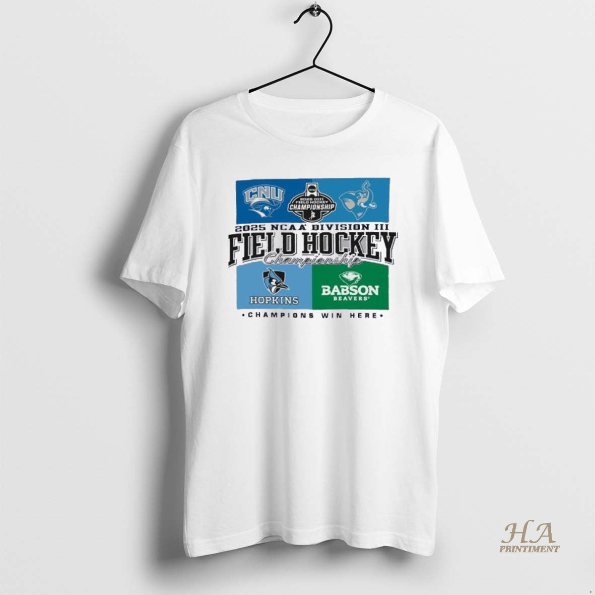 Official Four Teams 2025 Ncaa Division Iii Field Hockey Championship Shirt Hoodie Sweatshirt | PurePodTees.com