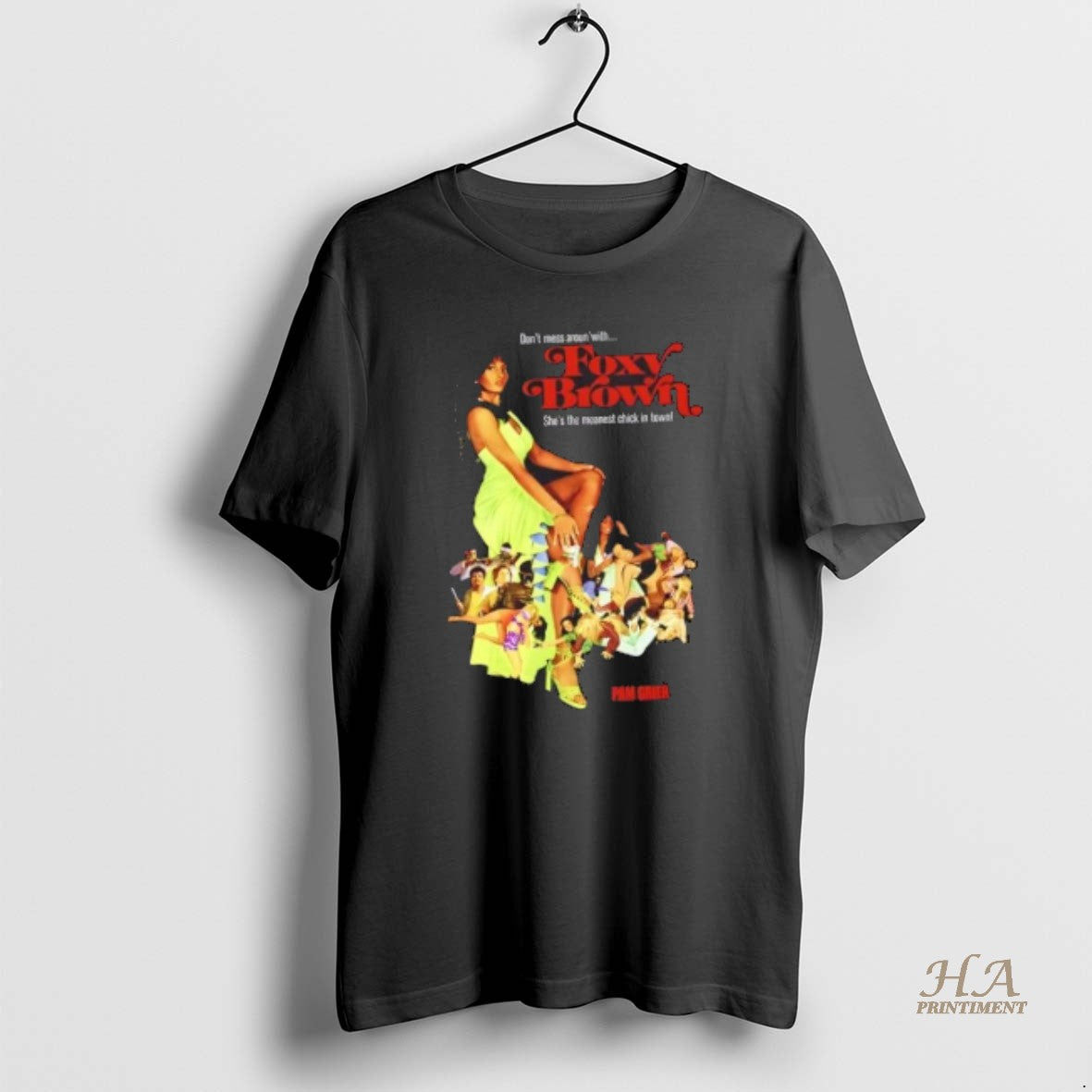 Official Foxy Brown 1974 Pam Grier Antonio Fargas Vintage Shirt Hoodie Sweatshirt | PurePodTees.com