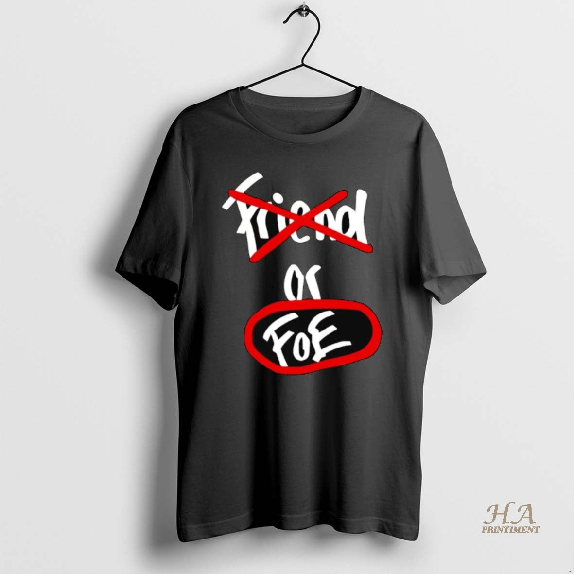 Official Frances Tiafoe Foe Not Friend Shirt Hoodie Sweatshirt | PurePodTees.com