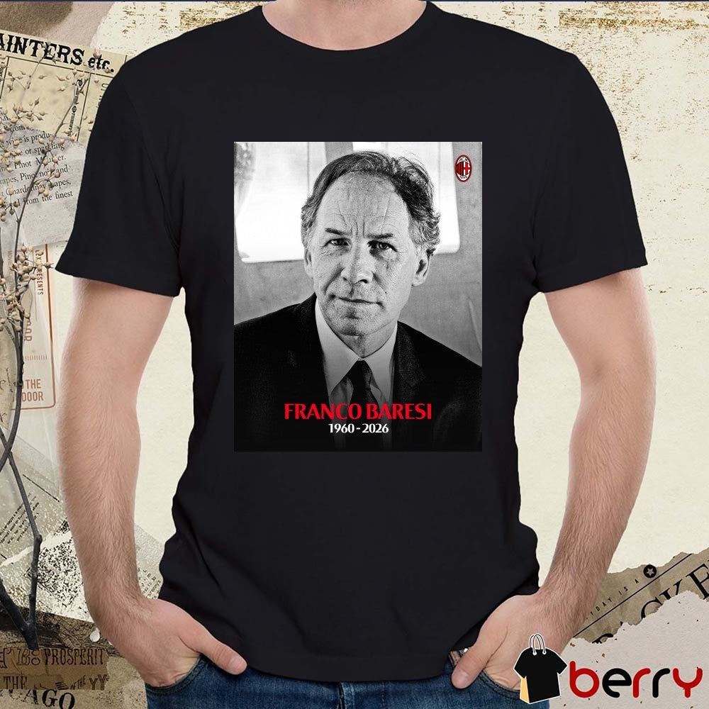 Franco Baresi 1960 – 2026 AC Milan Poster t-shirt