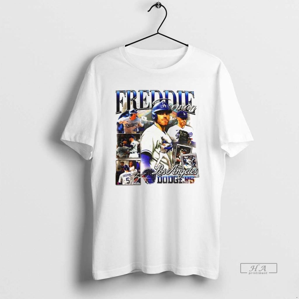 Official Freddie Freeman Los Angeles Dodgers Mlb Baseball Signature Graphic Shirt Hoodie Sweatshirt | PurePodTees.com