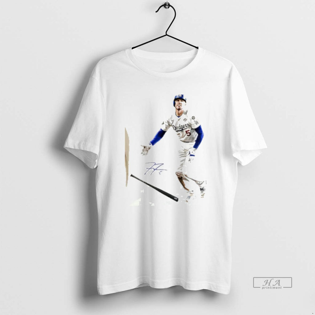 Official Freddie Freeman Los Angeles Dodgers Walk Off Graphic Signature Shirt Hoodie Sweatshirt | PurePodTees.com