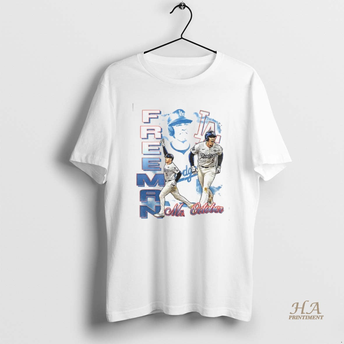 Official Freddie Freeman Mr October Los Angeles Dodgers Mlb Baseball Graphic Vintage Shirt Hoodie Sweatshirt