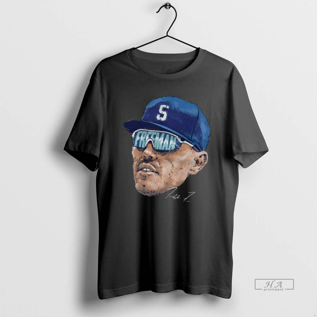 Official Freddie Freeman Big Face Los Angeles Dodgers Mlb Baseball World Series 2025 Signature Shirt Hoodie Sweatshirt