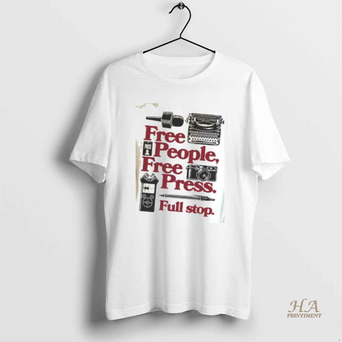 Official Free People Free Press Full Stop Shirt Hoodie Sweatshirt | PurePodTees.com