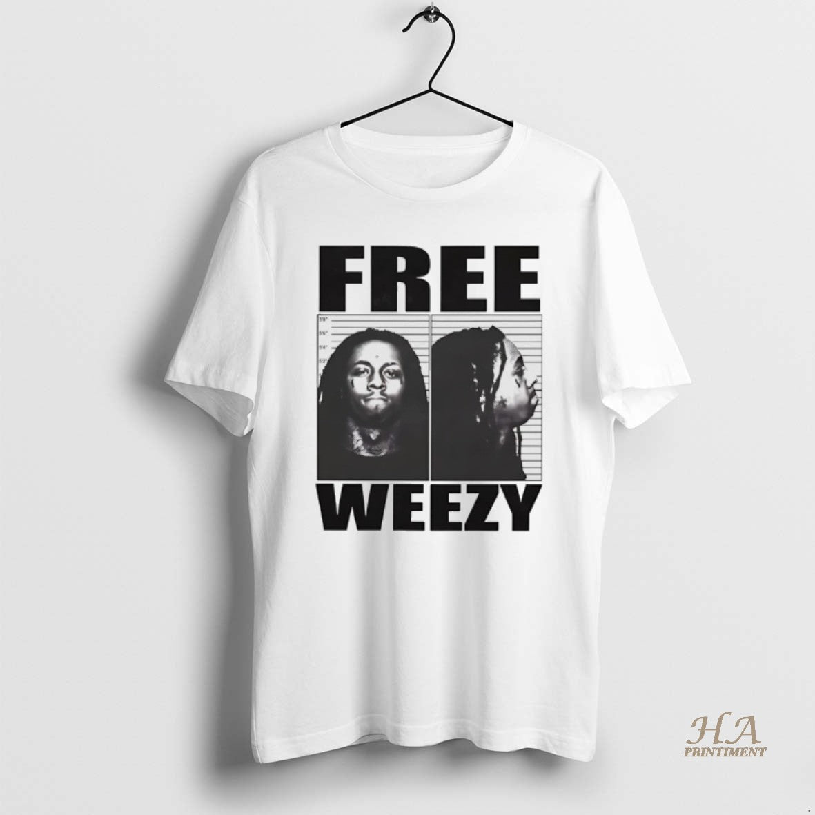 Official Free Weezy Lil Wayne Mugshot Shirt Hoodie Sweatshirt | PurePodTees.com