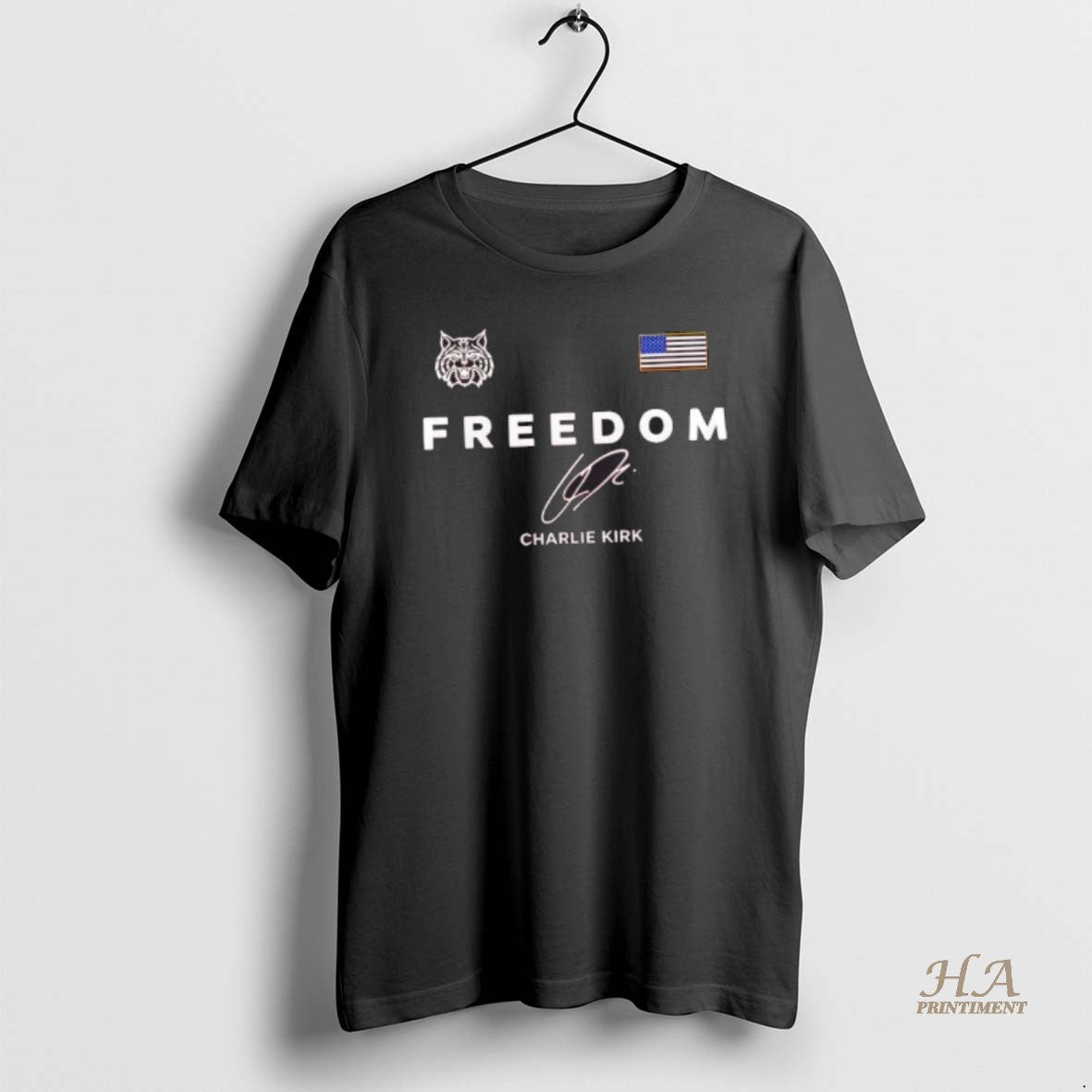 Official Freedom Charlie Kirk X Arizona Wildcats Its All About Jesus 2 Sided Shirt Hoodie Sweatshirt | PurePodTees.com