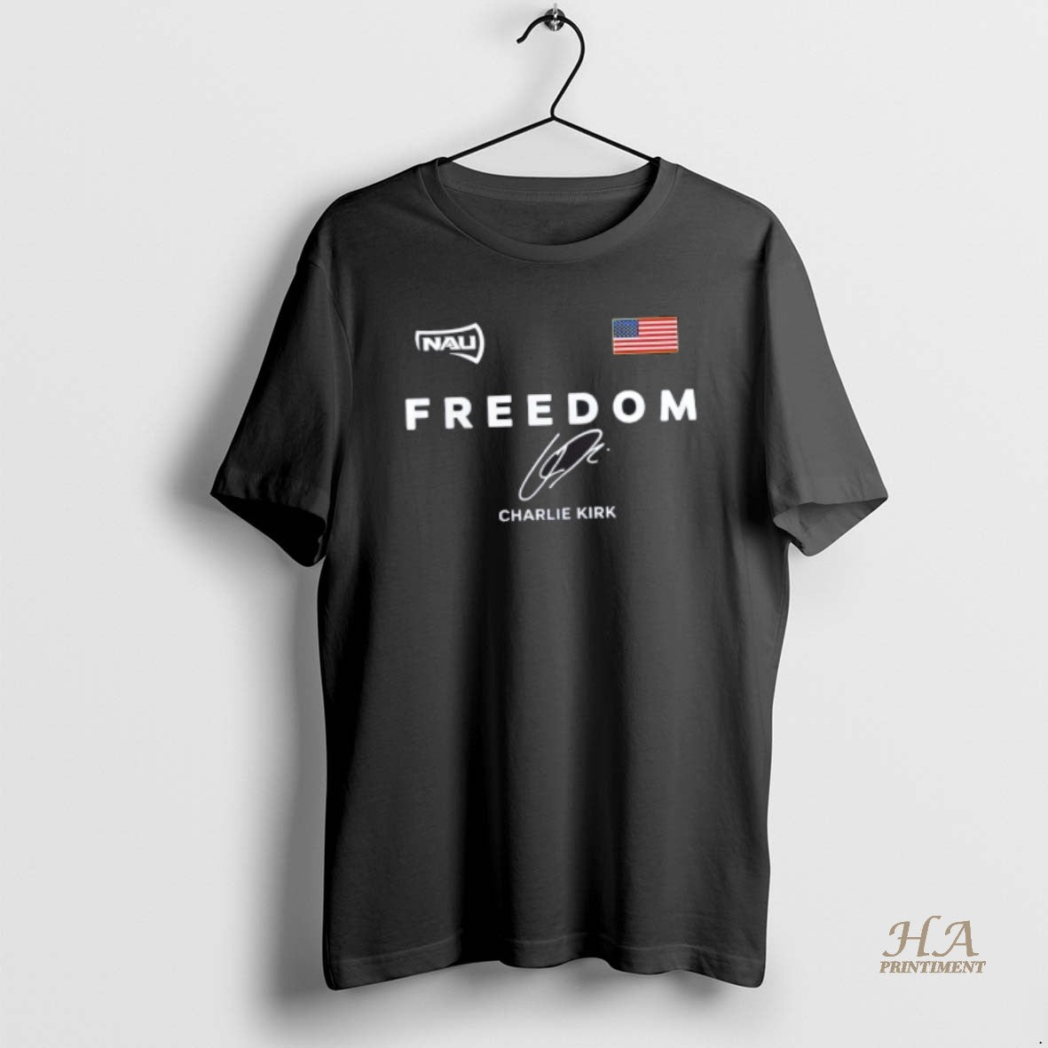 Official Freedom Charlie Kirk X Northern Arizona Lumberjacks Its All About Jesus 2 Sided Shirt Hoodie Sweatshirt