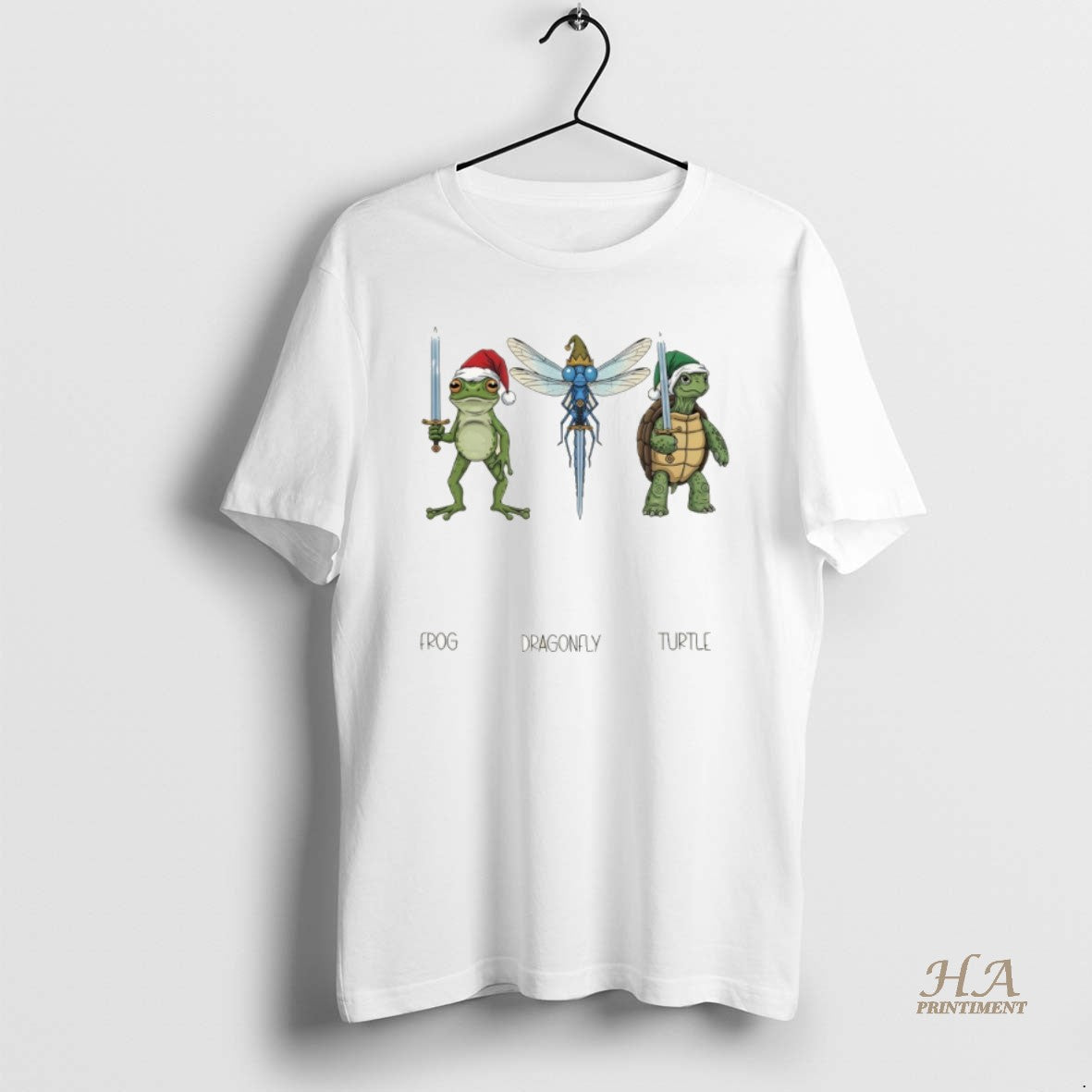 Official Frog Dragonfly Turtle Knights Fdt Anti Trump Christmas Shirt Hoodie Sweatshirt | PurePodTees.com
