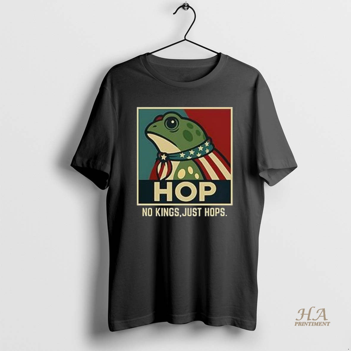 Official Frog Hop No Kings Just Hops Shirt Hoodie Sweatshirt | PurePodTees.com