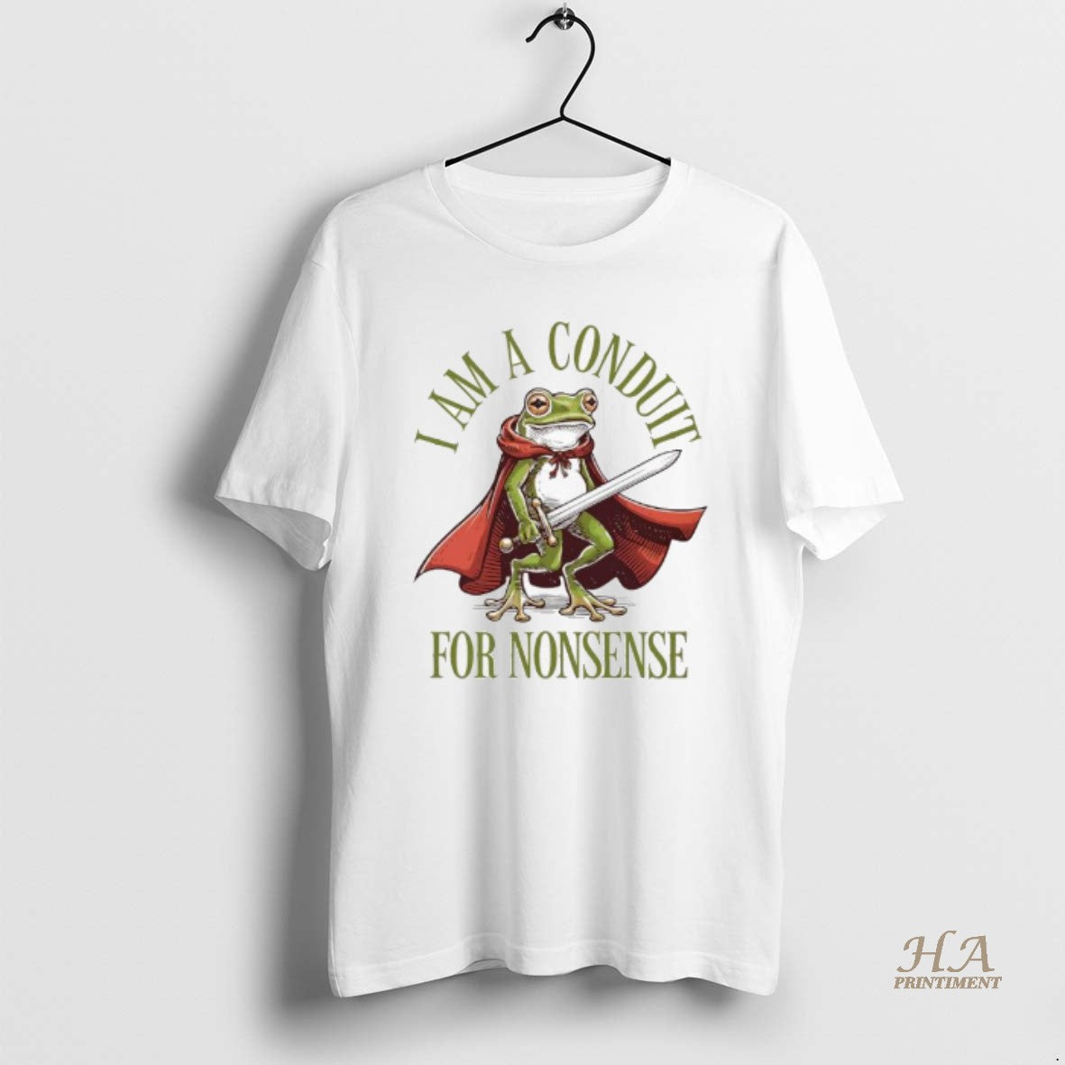 Official Frog Weirdcore Sayings I Am A Conduit For Nonsense Shirt Hoodie Sweatshirt | PurePodTees.com