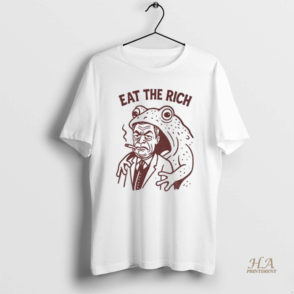 Official Frog Eat The Rich Meme Shirt Hoodie Sweatshirt | PurePodTees.com