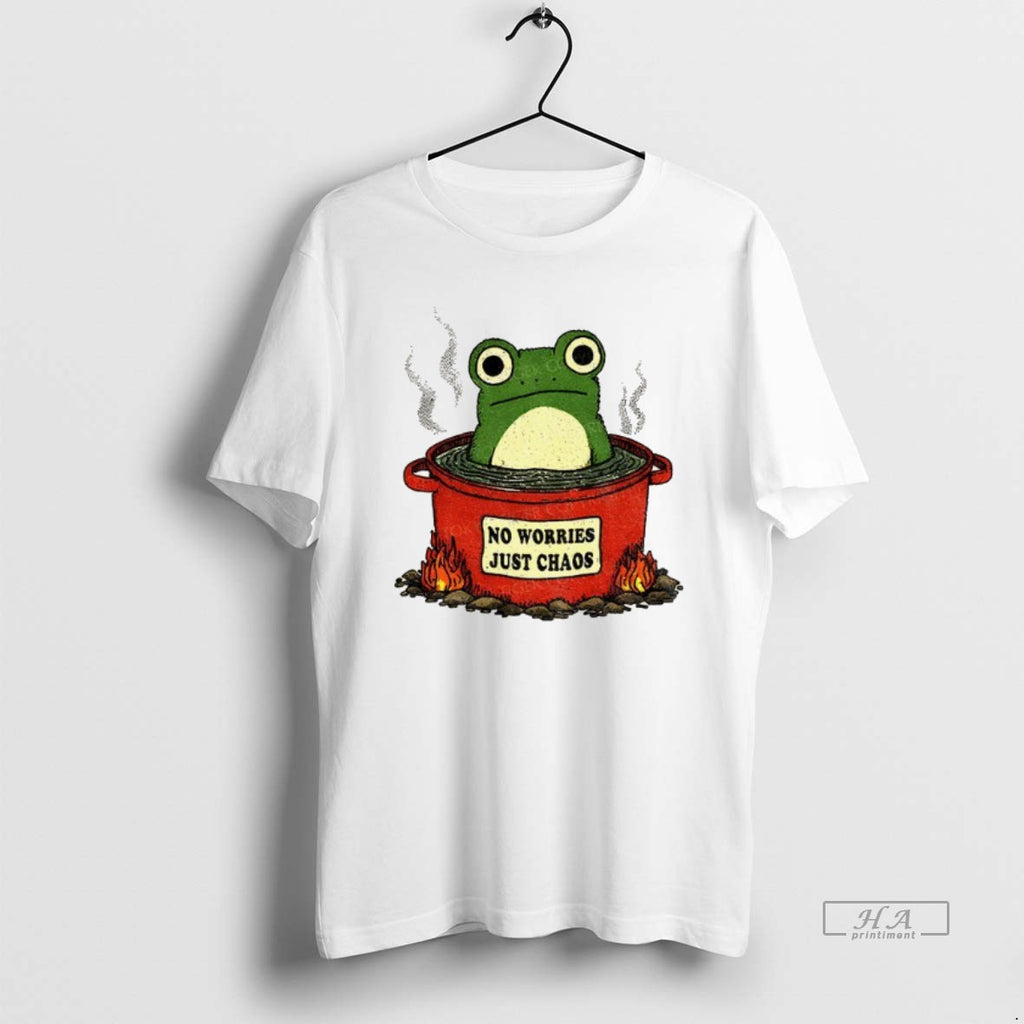 Official Frog No Worries Just Chaos Funny Meme