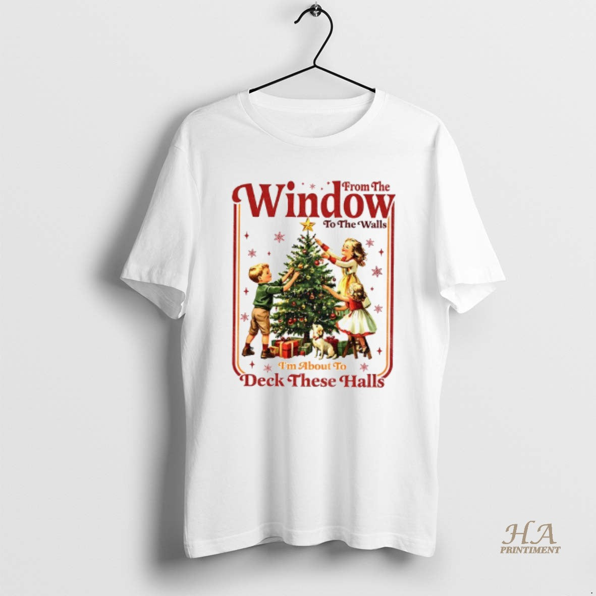 Official From Window To The Walls Im About To Deck These Halls Merry Christmas Shirt Hoodie Sweatshirt | PurePodTees.com