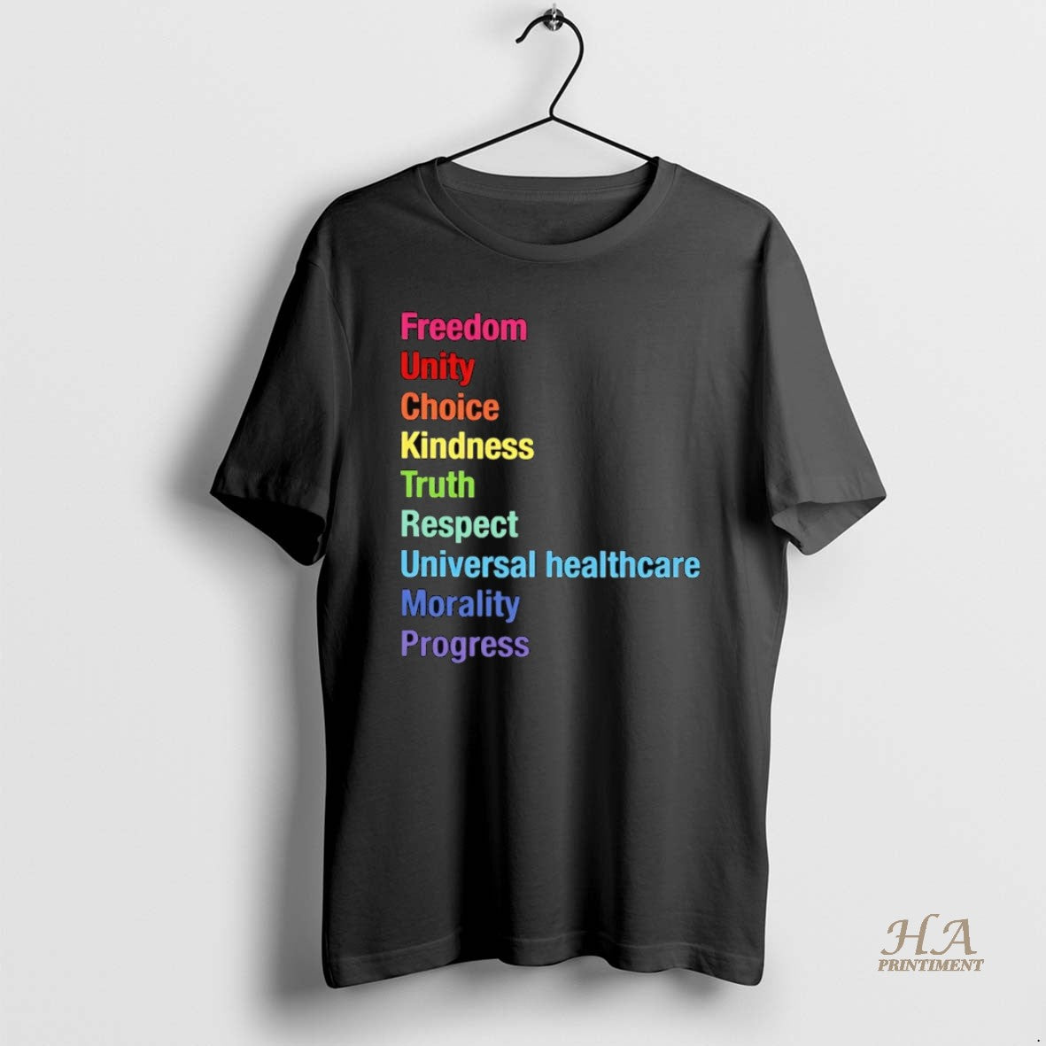 Official Fuck Trump Freedom Unity Choice Kindness Truth Respect Shirt Hoodie Sweatshirt | PurePodTees.com