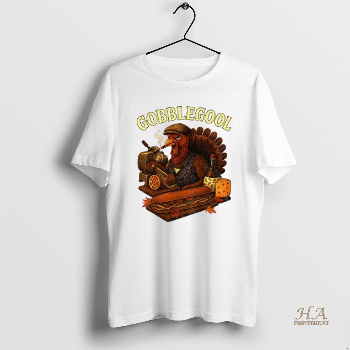 Official Funny Gobblegool Italian Turkey Chef Happy Thanksgiving Shirt Hoodie Sweatshirt | PurePodTees.com