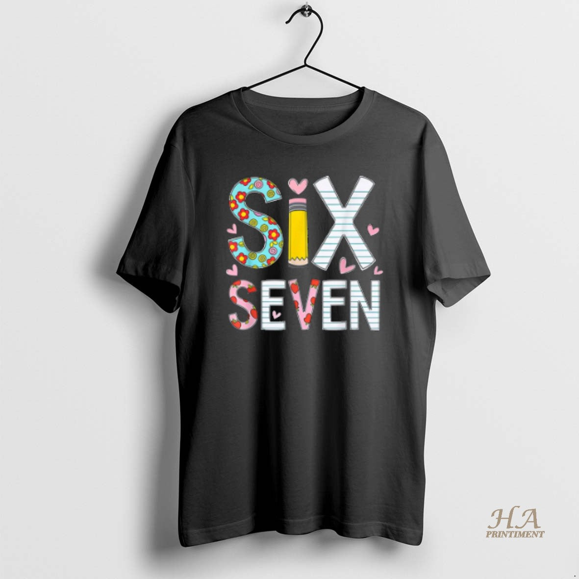 Official Funny Six Seven 6 7 Meme Teacher Design Shirt Hoodie Sweatshirt | PurePodTees.com
