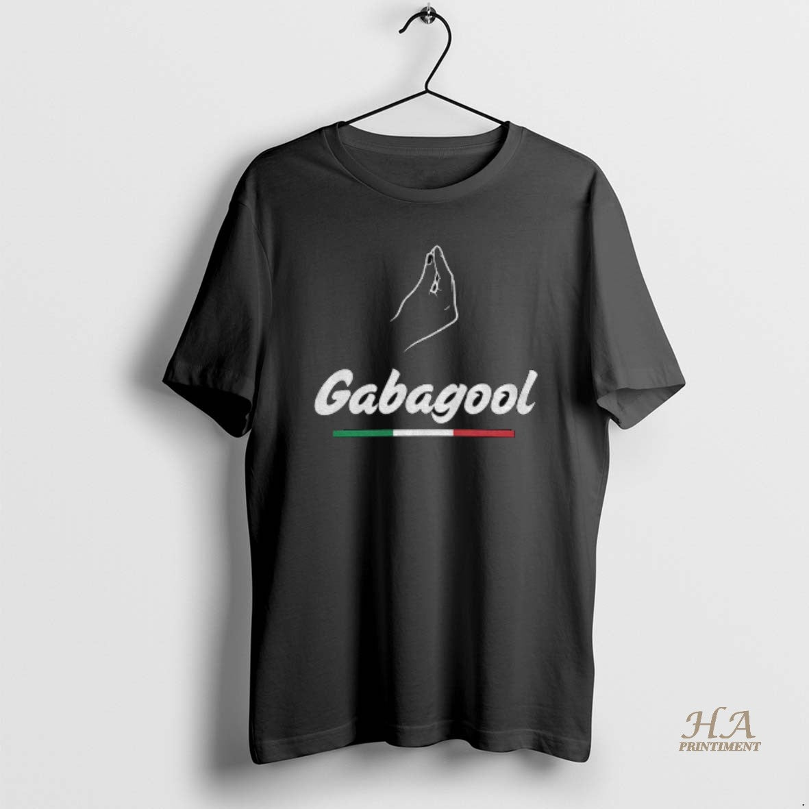Official Gabagool Italian American Pride Flag Shirt Hoodie Sweatshirt | PurePodTees.com