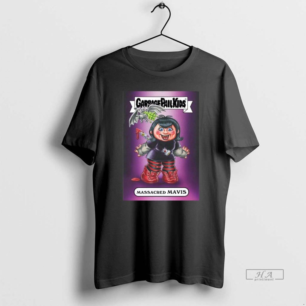 Official Garbage Pail Kids X Massacred Hotel Transylvania Mavis Card Shirt Hoodie Sweatshirt | PurePodTees.com