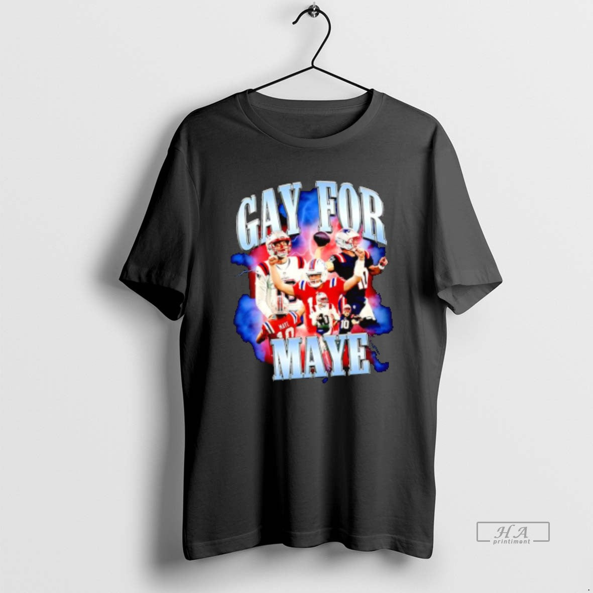Official Gay For Drake Maye Player Fan Graphic Shirt Hoodie Sweatshirt | PurePodTees.com