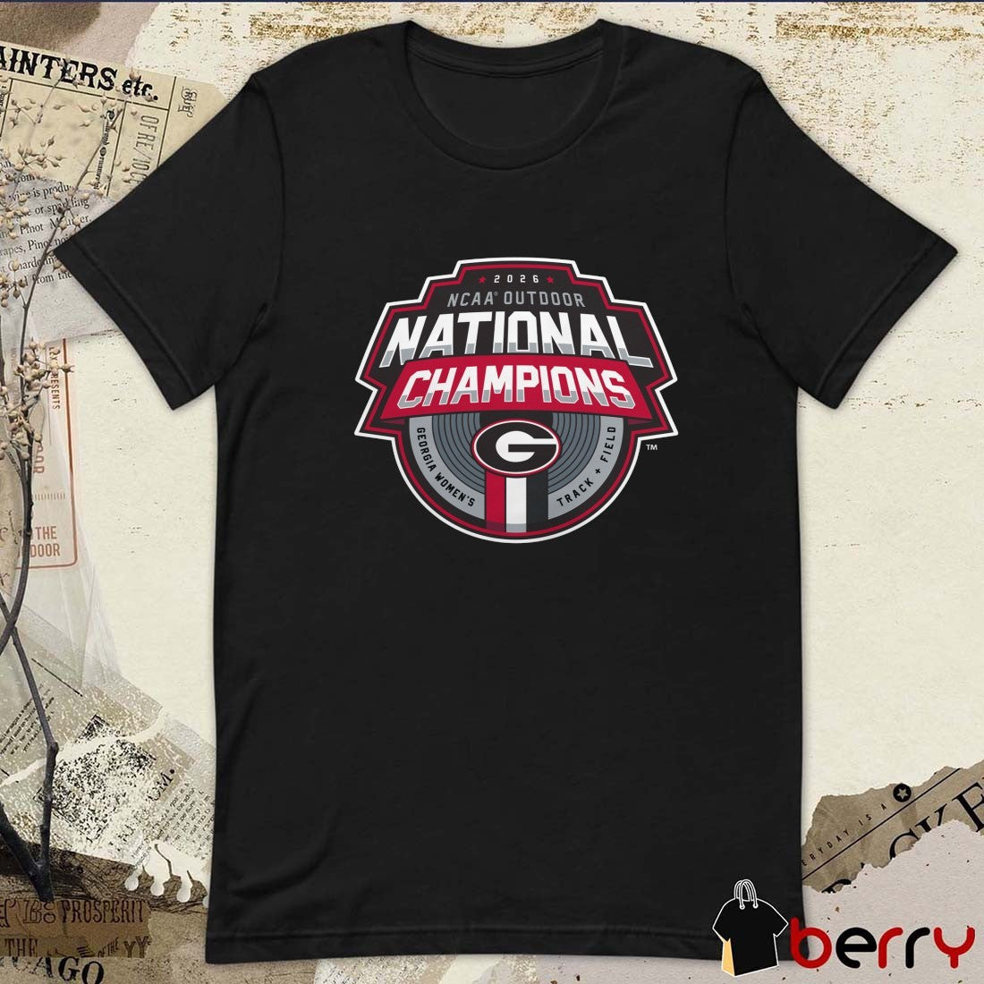 Georgia Bulldogs 2026 NCAA Women’s Outdoor Track & Field National Champions t-shirt