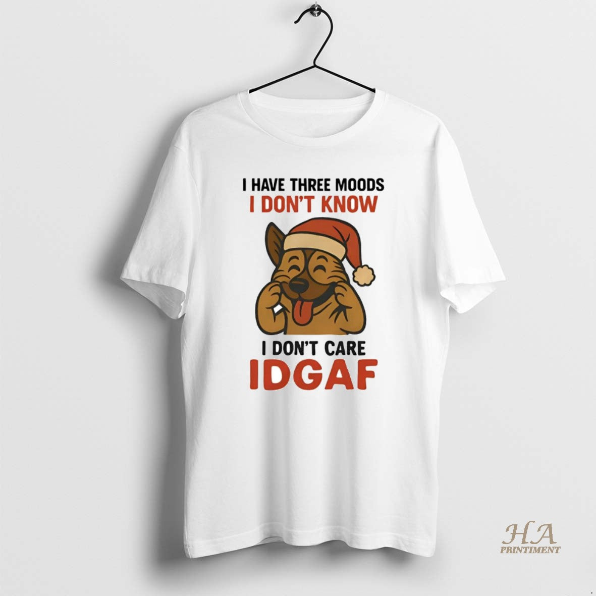 Official German Shepherd I Have Three Moods I Dont Know I Dont Care Idgaf Shirt Hoodie Sweatshirt | PurePodTees.com