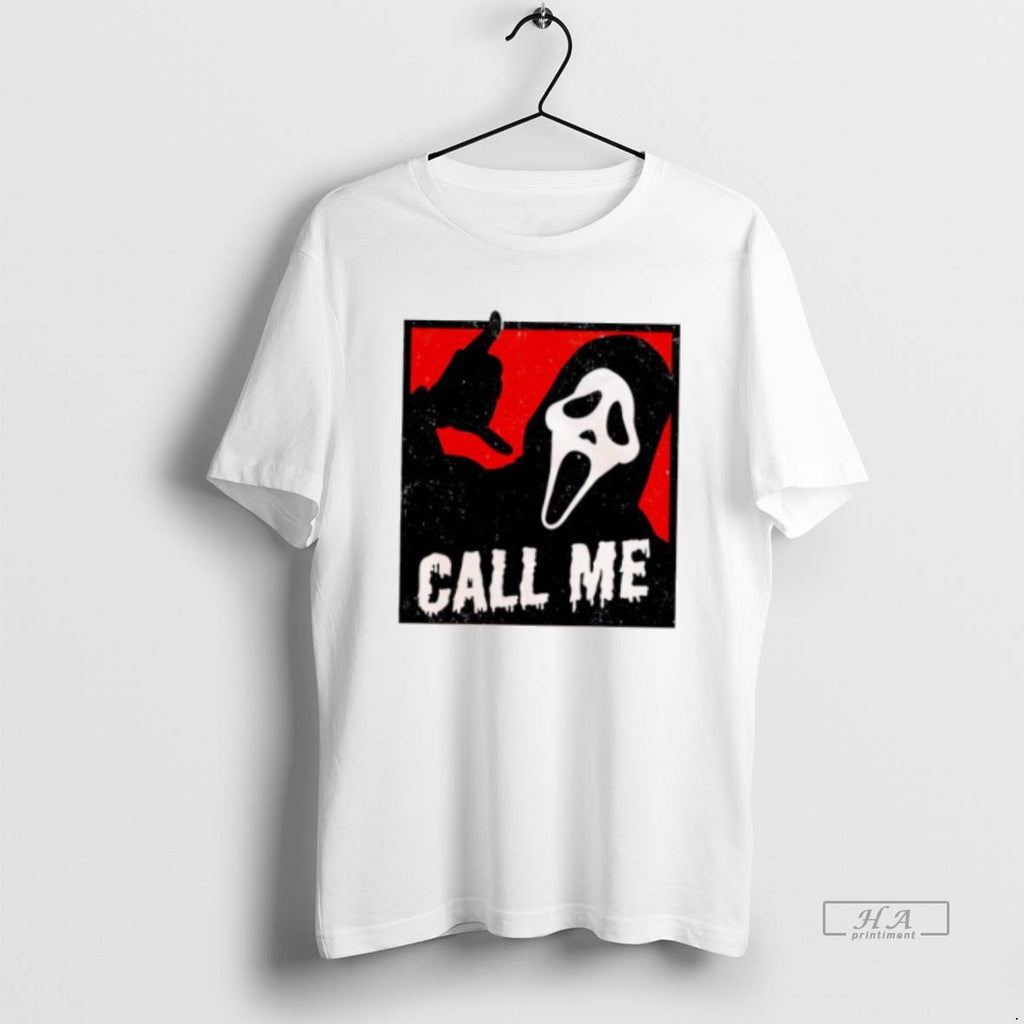 Official Ghostface Call Me Graphic Shirt Hoodie Sweatshirt | PurePodTees.com