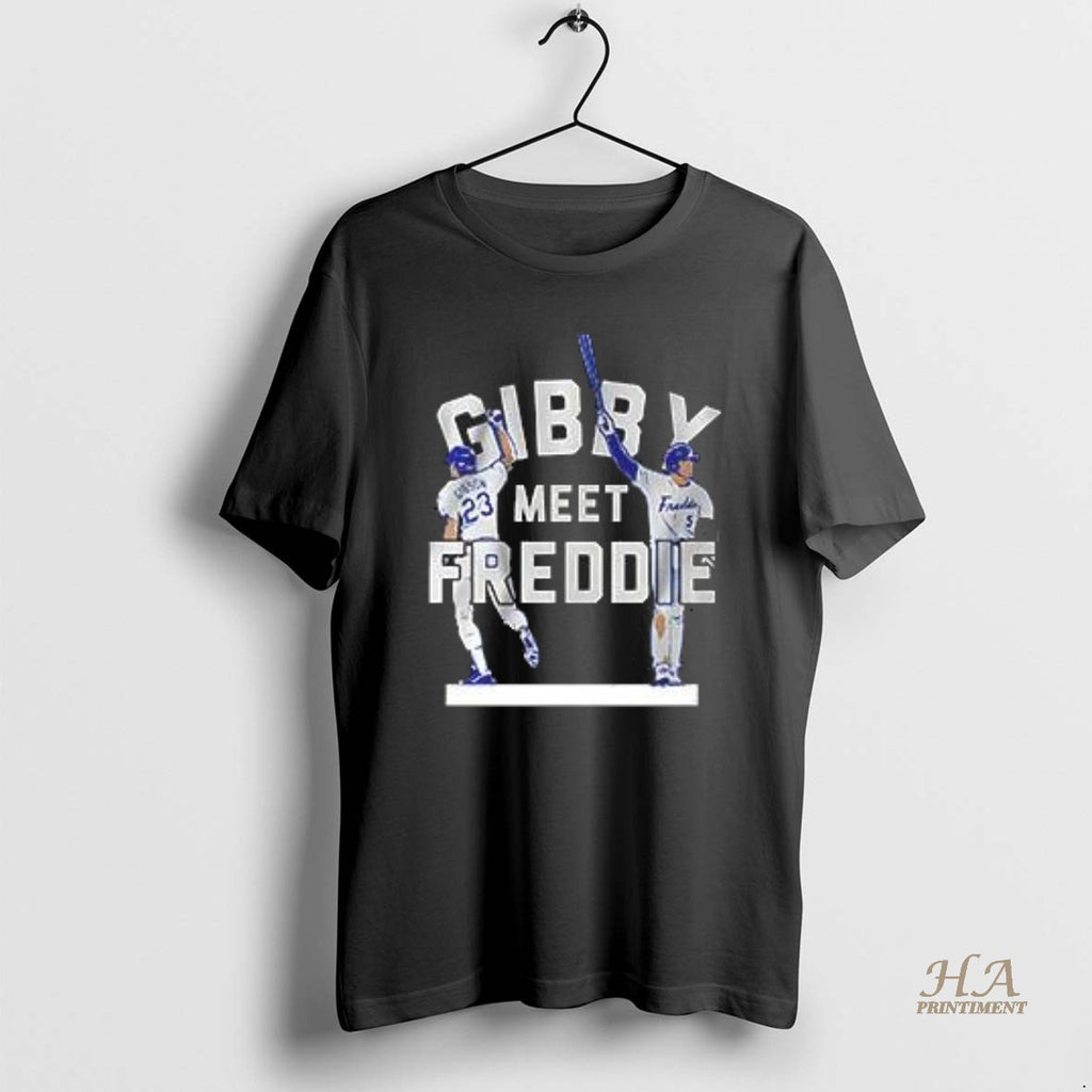 Official Gibby Meet Freeman And Kirk Gibson La Dodgers Shirt Hoodie Sweatshirt | PurePodTees.com