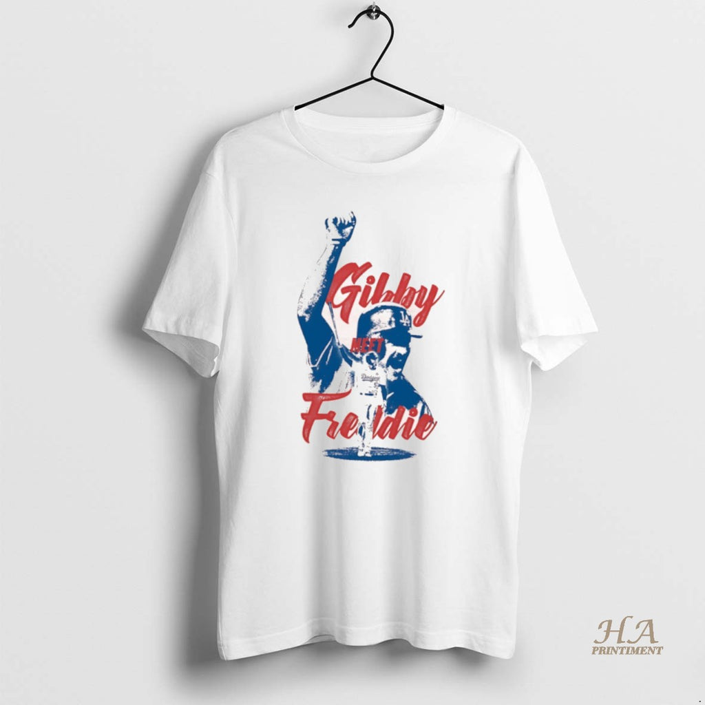 Official Gibby Meet Freddie Los Angeles Dodgers Shirt Hoodie Sweatshirt | PurePodTees.com