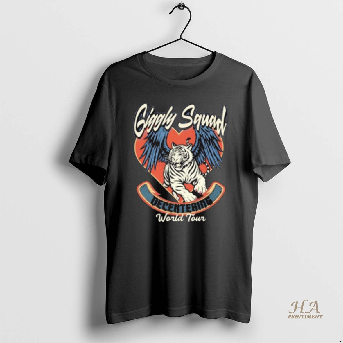 Official Giggly Squad Decentering World Tour 2025 Shirt Hoodie Sweatshirt | PurePodTees.com