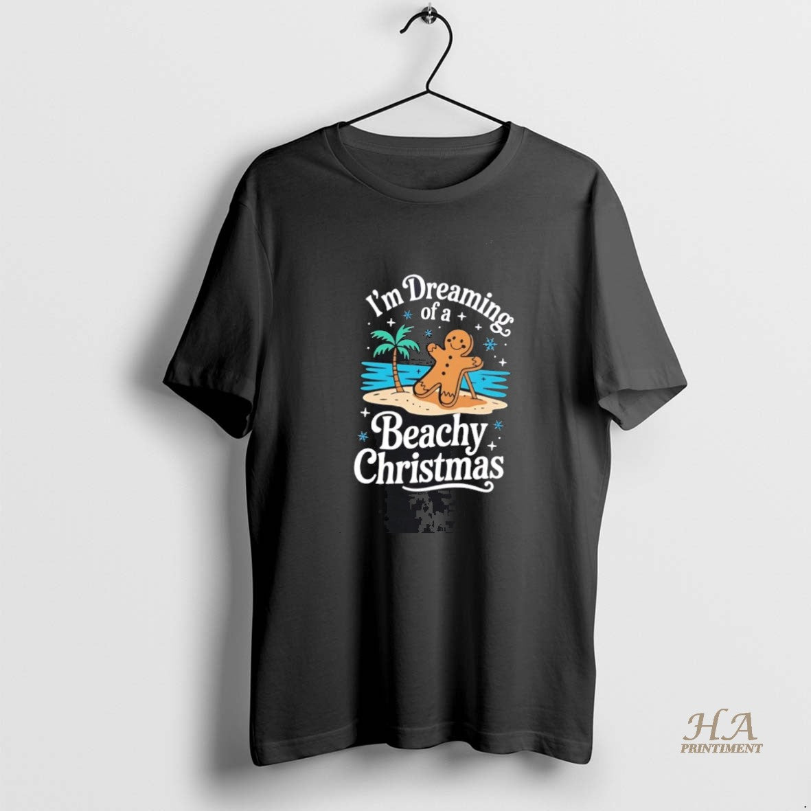 Official Gingerbread Im Dreaming Beachy Christmas Shirt Hoodie Sweatshirt | PurePodTees.com