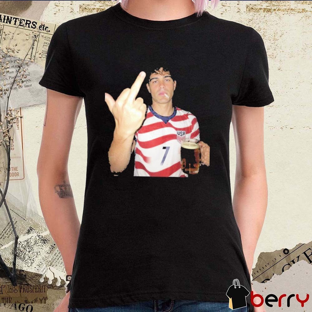 Gio Reyna USA Wild Side Streetwear Middle Finger US Soccer 2026 World Cup t-shirt