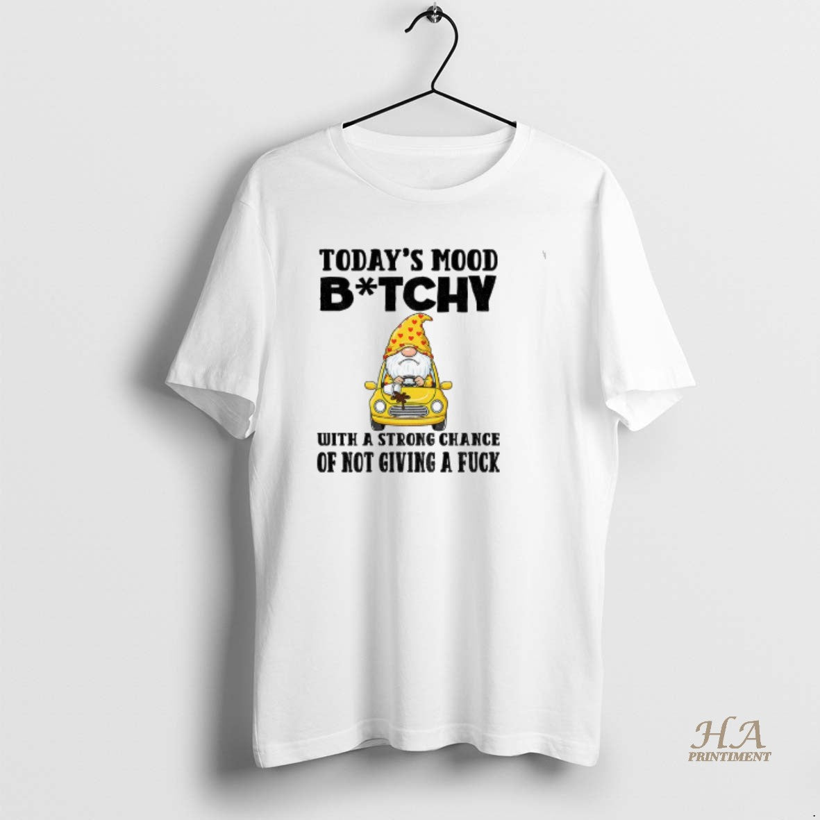 Official Gnome Todays Mood Bitchy With A Strong Chance Of Not Giving A Fuck Christmas Shirt Hoodie Sweatshirt