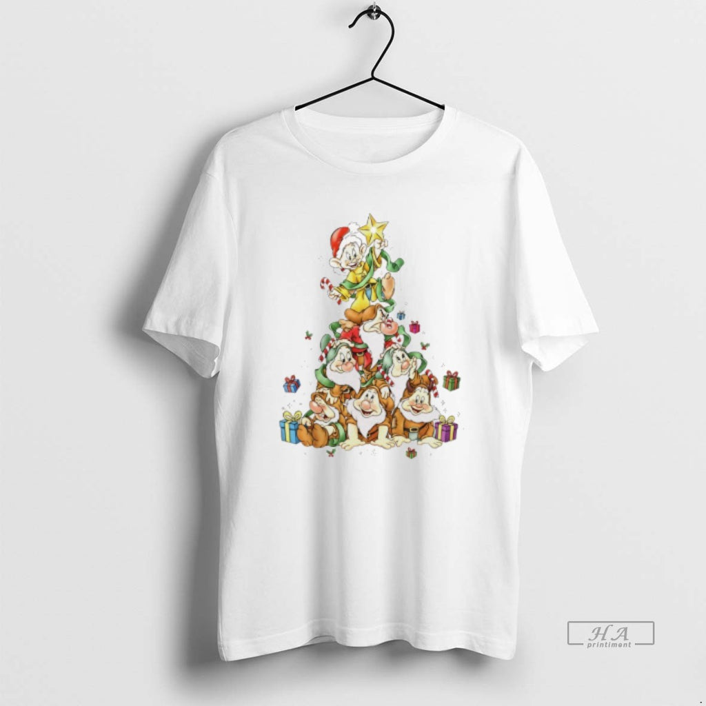 Official Gnomes Snow White Christmas Tree Merry Christmas Shirt Hoodie Sweatshirt | PurePodTees.com