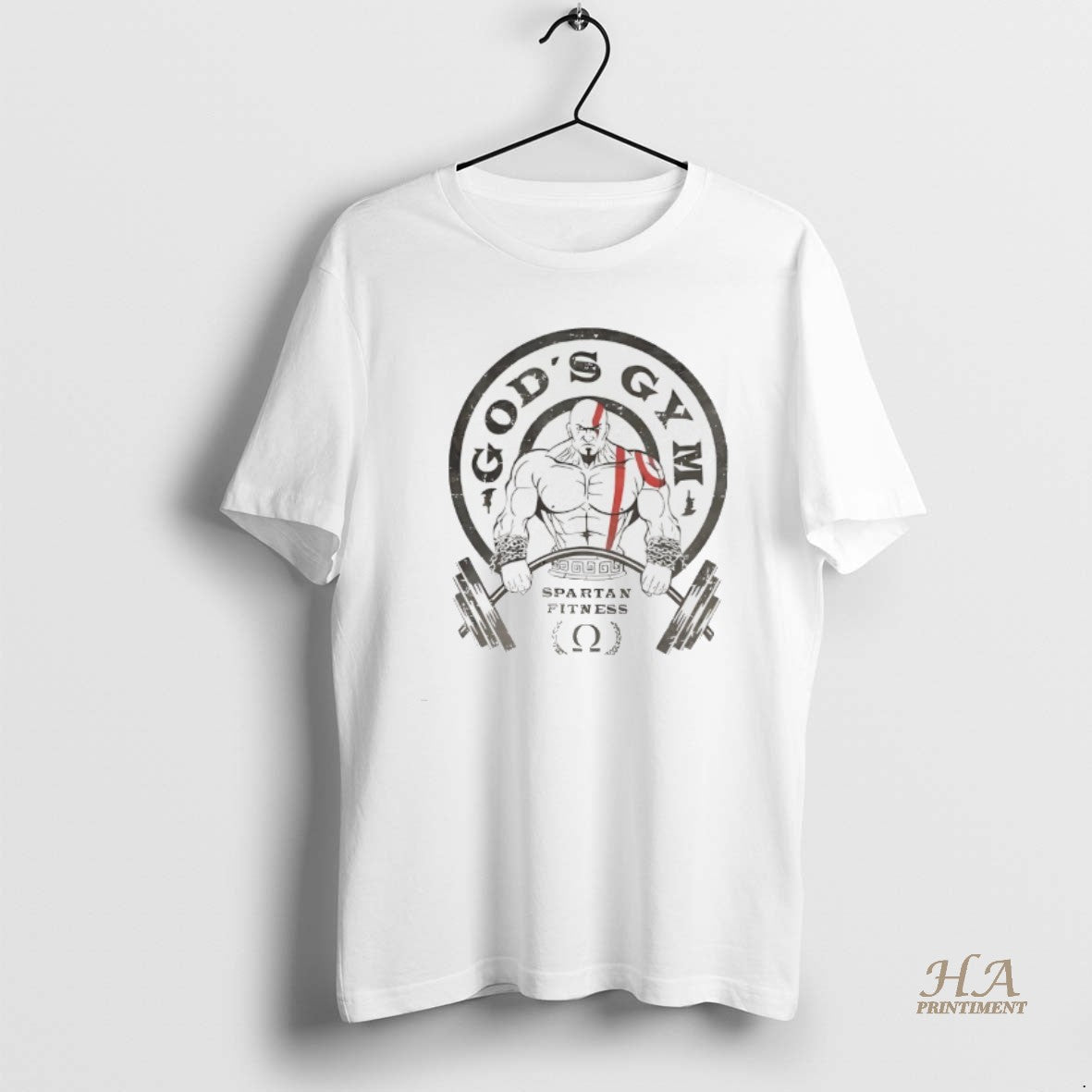Official Gods Gym Spartan Fitness God Of War Ragnarok Shirt Hoodie Sweatshirt | PurePodTees.com